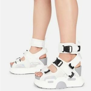 White Platform Sandals